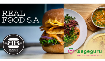 Real Food SA z markami Bobby Burger i Wegeguru w maju rozpoczyna kampanię.